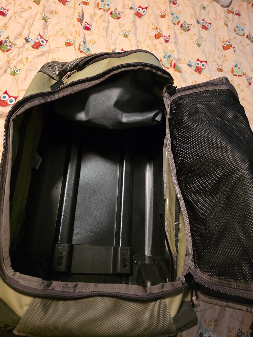 The North Face Olive Green Rolling Duffle Bag - Picture 7 of 7